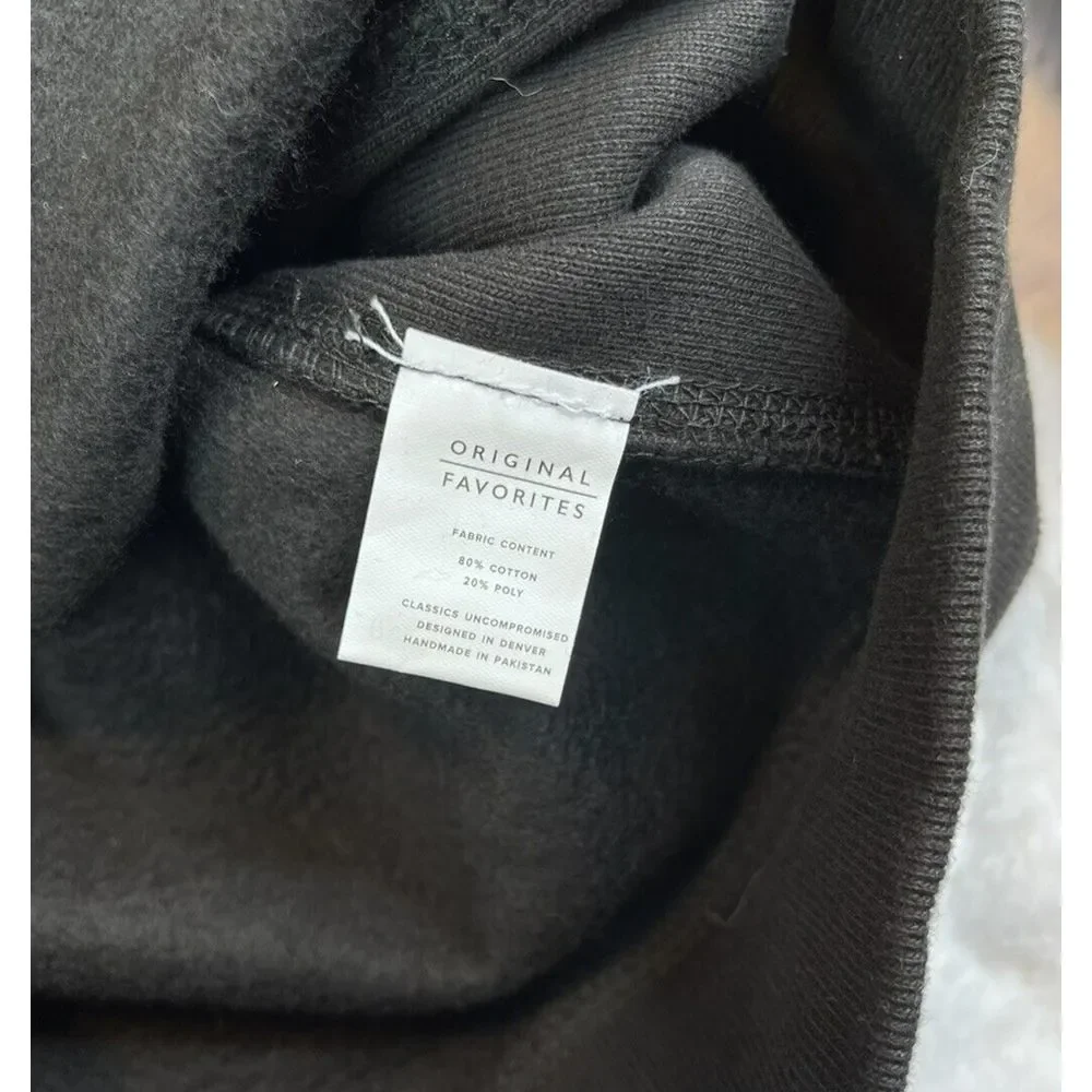 Aparso Sweatshirt Men's (L) Black Crewneck Pullover Swater - Picture 7 of 7